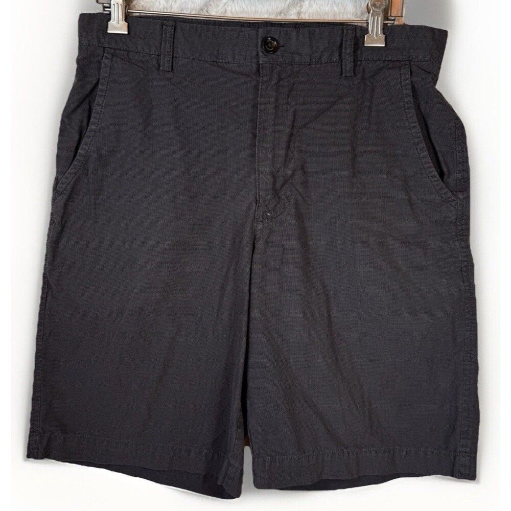 Banana Republic Shorts Mens Size 32 Chino Dark‎ Gray Lightweight 100% Cotton